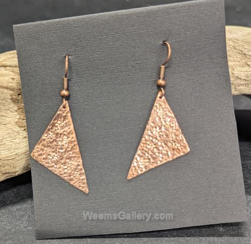 Copper Earrings by Esta Kirschner